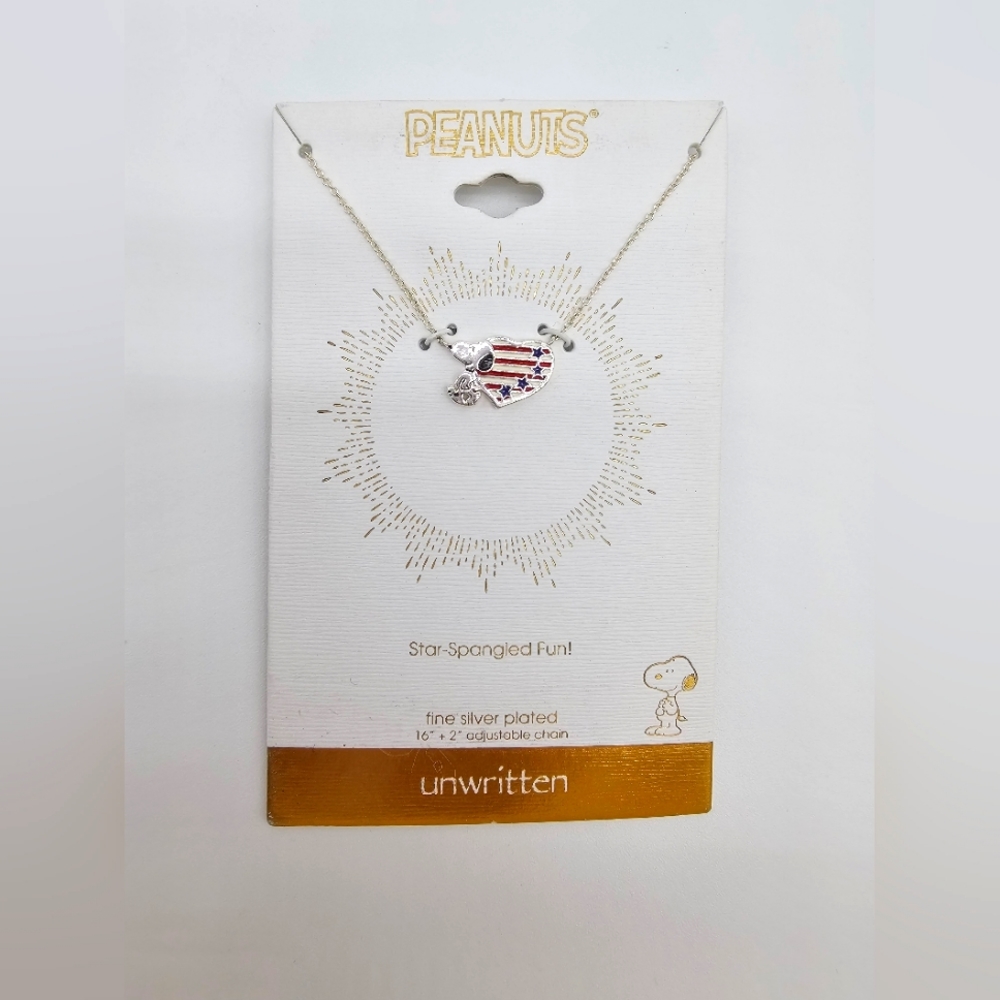 Peanuts Snoopy Stars-Spangled Necklace